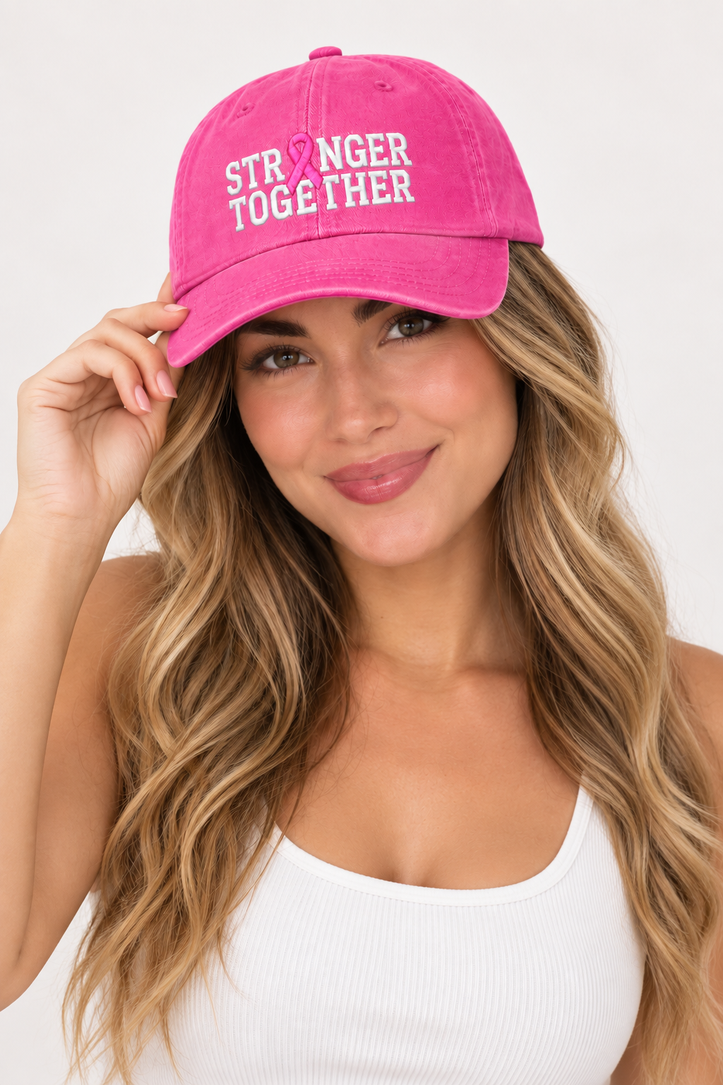 Pink Out Dad Cap