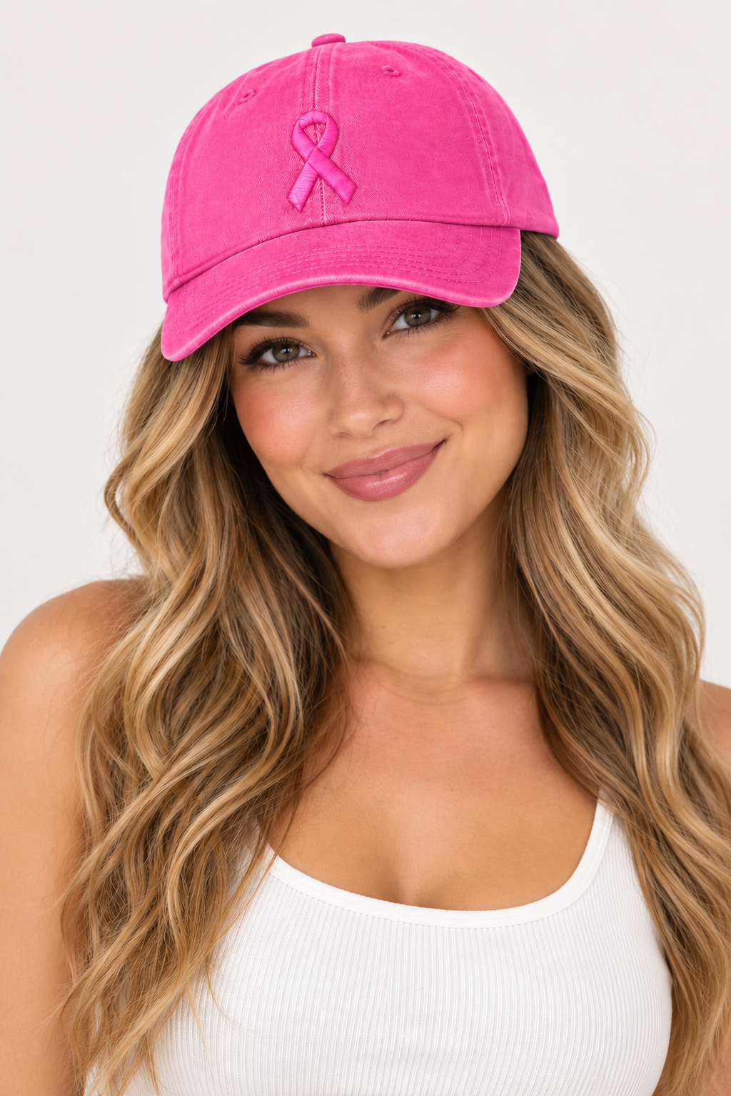 Pink Out Dad Cap
